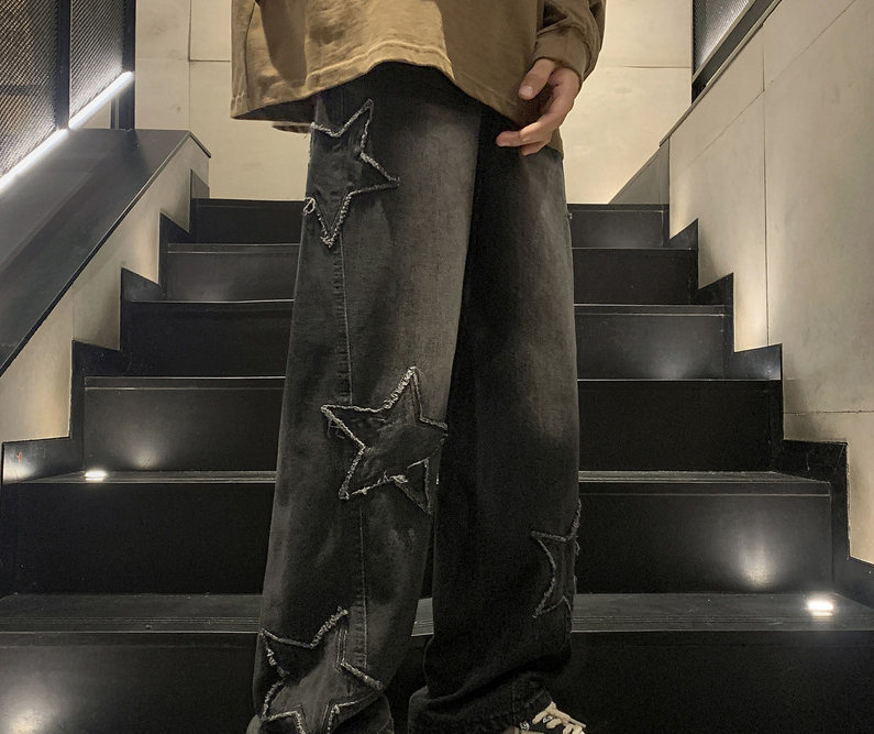 Neue Mode fünfzackigen Stern J – Men'S Fashion With Baggy Jeans Bewertung und Preis