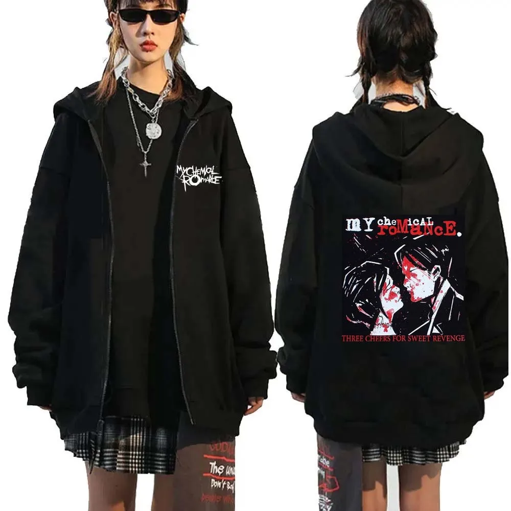 Rock Band My Chemical Romance  – Mens Fashion Zip Up Hoodies Bewertung und Preis