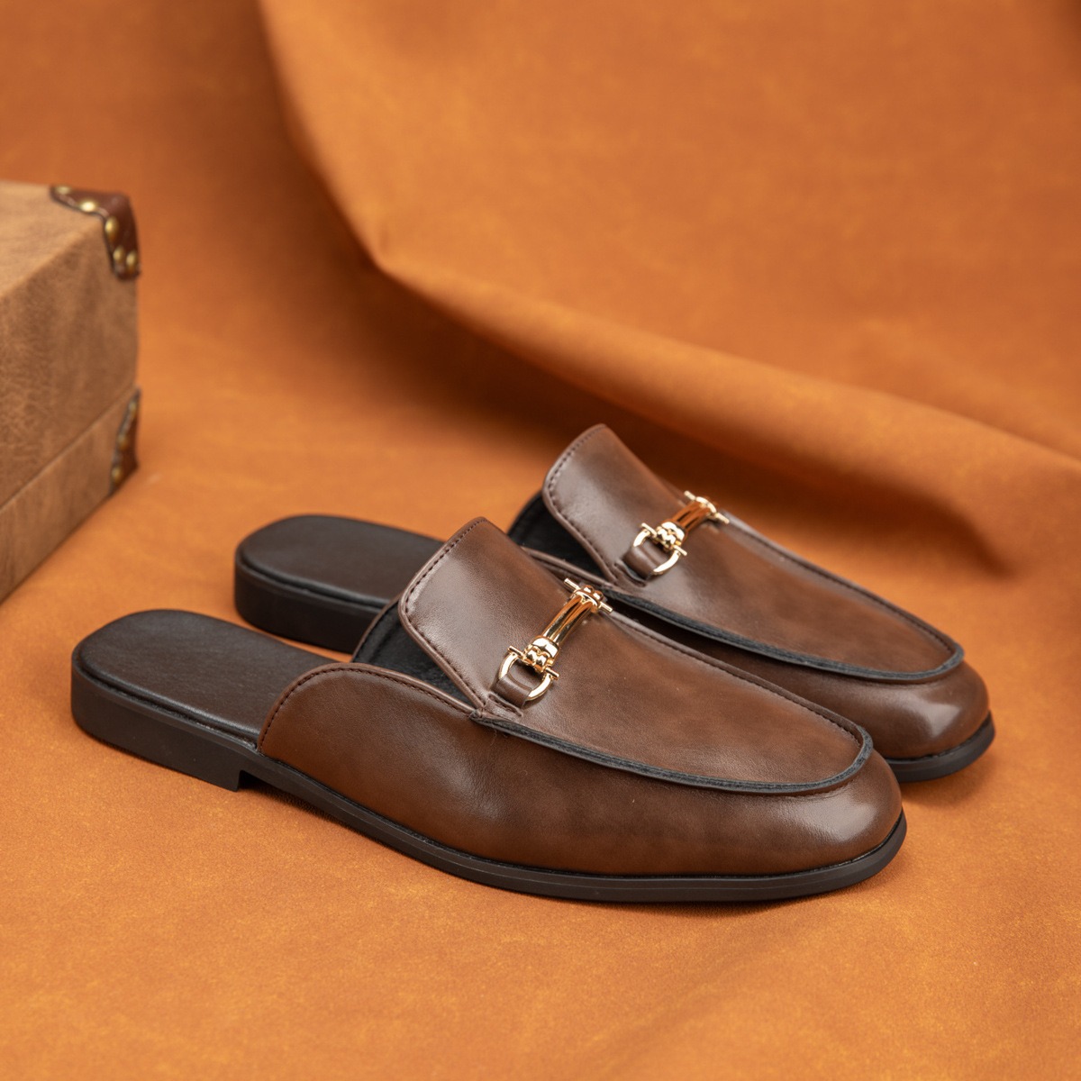 38-47 Mules-Schuhe für Herren, – Men'S Fashion Loafers Shoes Bewertung und Preis