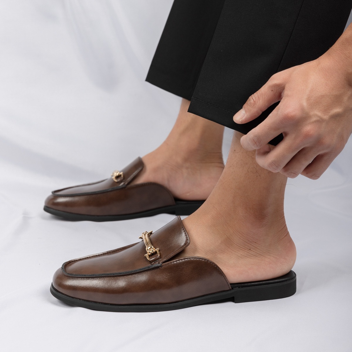 38-47 Mules-Schuhe für Herren, – Men'S Fashion Loafers Shoes Bewertung und Preis