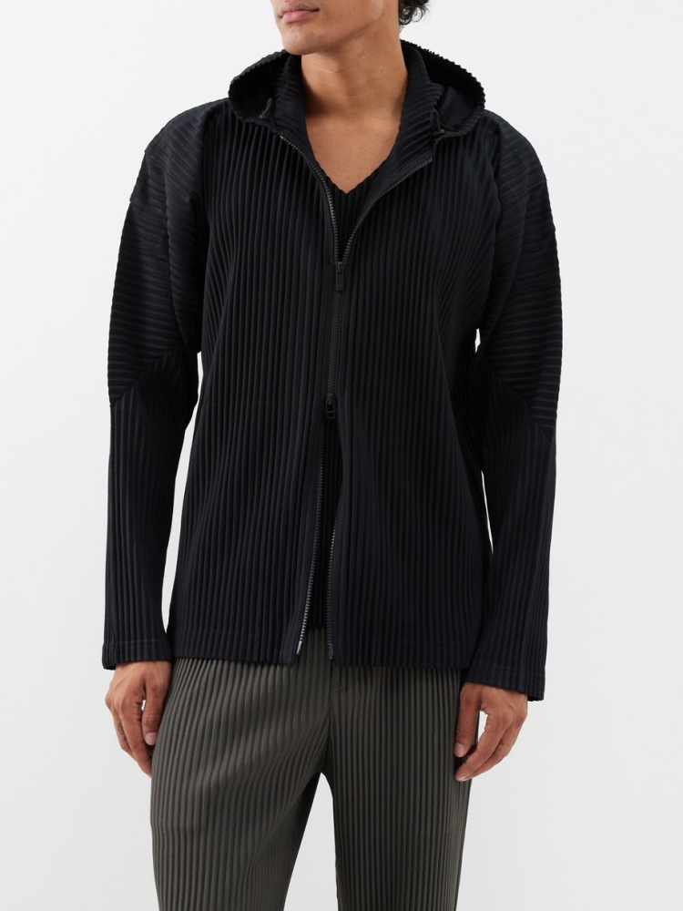 Miyake Plissierter Herren Reiß – Mens Fashion Zip Up Hoodies Bewertung und Preis
