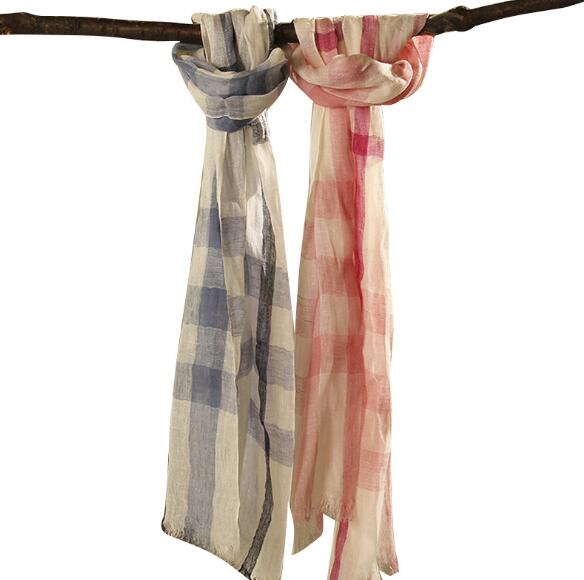 100 % Leinen Plaid Kontrast Qu – Men'S Fashion Head Scarf Bewertung und Preis